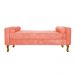 Recamier Félix Casal 140cm Suede Coral - Amarena Móveis