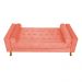 Recamier Félix King Size 195cm Suede Coral - Amarena Móveis