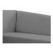 Recamier Valéria 140cm Lado Direito Corano Cinza - Amarena Móveis
