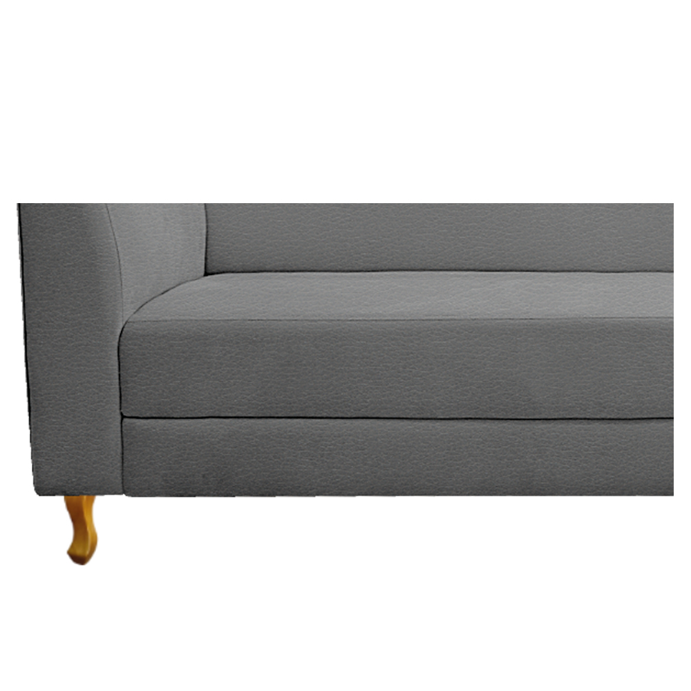 Recamier Valéria 140cm Lado Direito Corano Cinza - Amarena Móveis