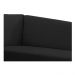 Recamier Valéria 140cm Lado Direito Corano Preto - Amarena Móveis
