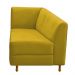 Recamier Valéria 140cm Lado Direito Suede Amarelo - Amarena Móveis