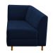 Recamier Valéria 140cm Lado Direito Suede Azul Marinho - Amarena Móveis