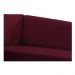 Recamier Valéria 140cm Lado Direito Suede Bordô - Amarena Móveis