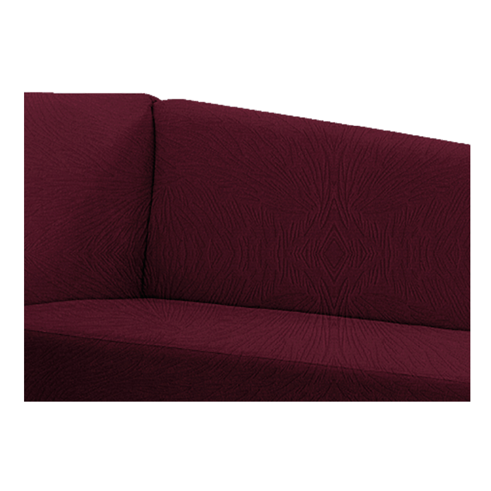 Recamier Valéria 140cm Lado Direito Suede Bordô - Amarena Móveis