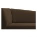 Recamier Valéria 140cm Lado Direito Suede Marrom - Amarena Móveis