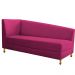 Recamier Valéria 140cm Lado Direito Suede Pink - Amarena Móveis