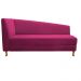 Recamier Valéria 140cm Lado Direito Suede Pink - Amarena Móveis