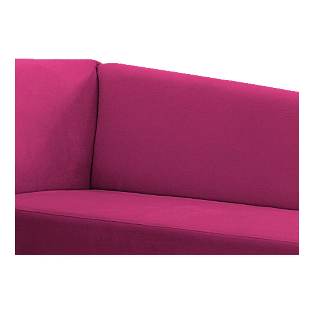 Recamier Valéria 140cm Lado Direito Suede Pink - Amarena Móveis