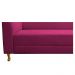 Recamier Valéria 140cm Lado Direito Suede Pink - Amarena Móveis