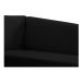 Recamier Valéria 140cm Lado Direito Suede Preto - Amarena Móveis