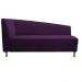 Recamier Valéria 140cm Lado Direito Suede Roxo - Amarena Móveis