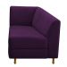 Recamier Valéria 140cm Lado Direito Suede Roxo - Amarena Móveis