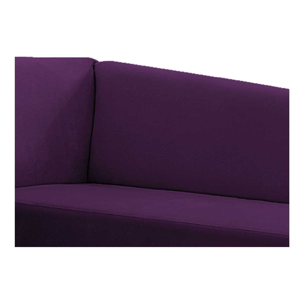 Recamier Valéria 140cm Lado Direito Suede Roxo - Amarena Móveis