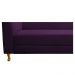 Recamier Valéria 140cm Lado Direito Suede Roxo - Amarena Móveis