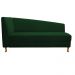 Recamier Valéria 140cm Lado Direito Suede Verde - Amarena Móveis