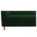 Recamier Valéria 140cm Lado Direito Suede Verde - Amarena Móveis