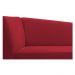 Recamier Valéria 140cm Lado Direito Suede Vermelho - Amarena Móveis
