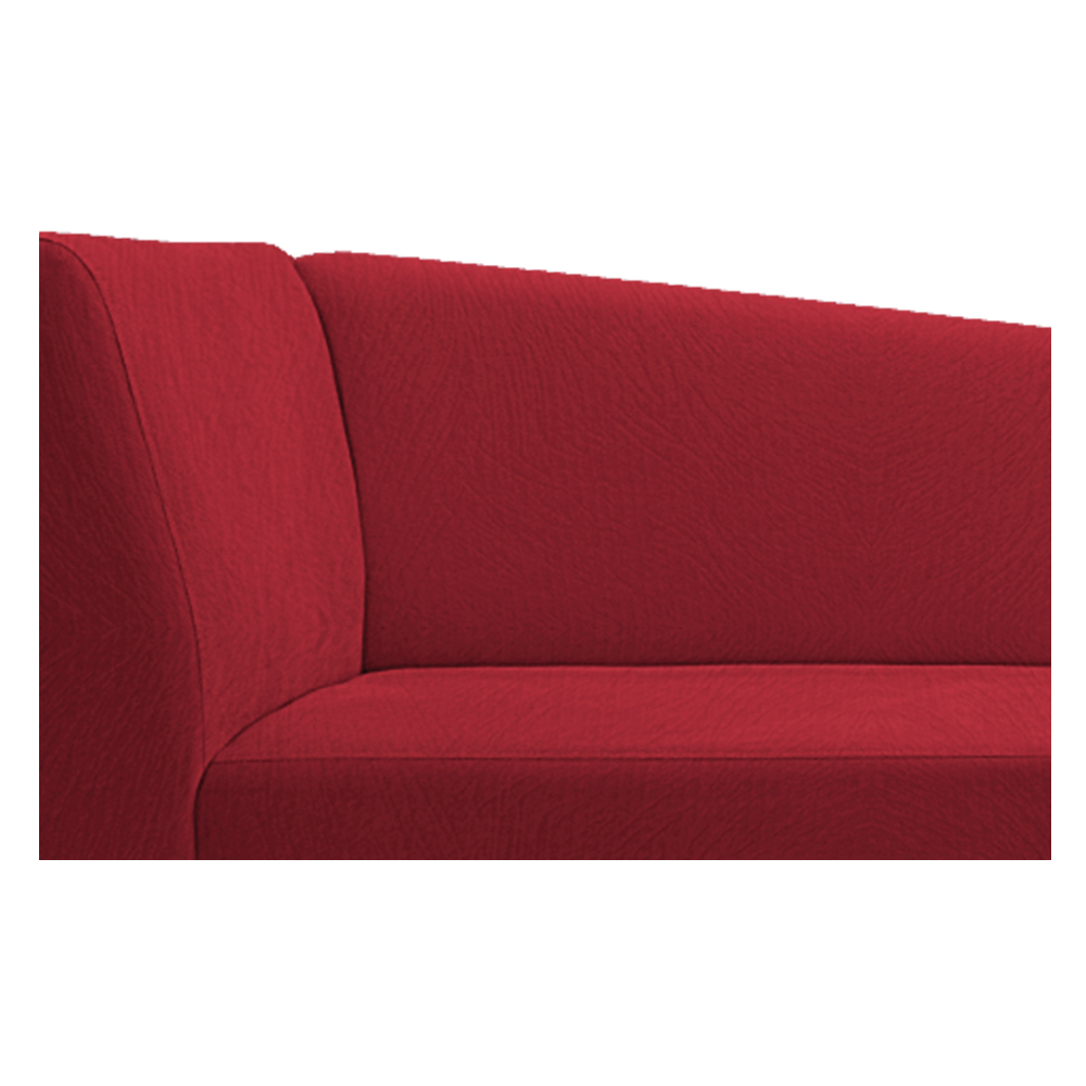 Recamier Valéria 140cm Lado Direito Suede Vermelho - Amarena Móveis
