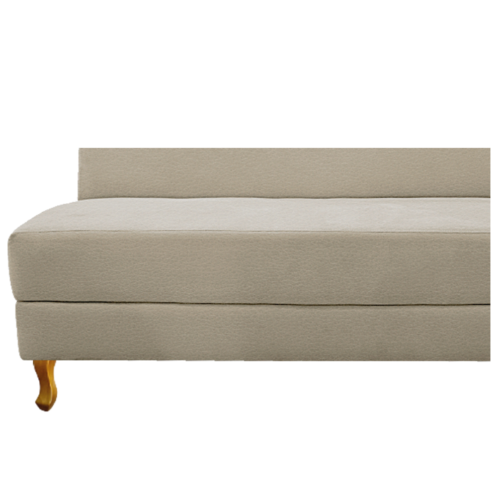 Recamier Valéria 140cm Lado Esquerdo Corano Bege - Amarena Móveis