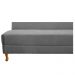 Recamier Valéria 140cm Lado Esquerdo Suede Cinza - Amarena Móveis