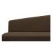 Recamier Valéria 140cm Lado Esquerdo Suede Marrom - Amarena Móveis