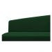 Recamier Valéria 140cm Lado Esquerdo Suede Verde - Amarena Móveis