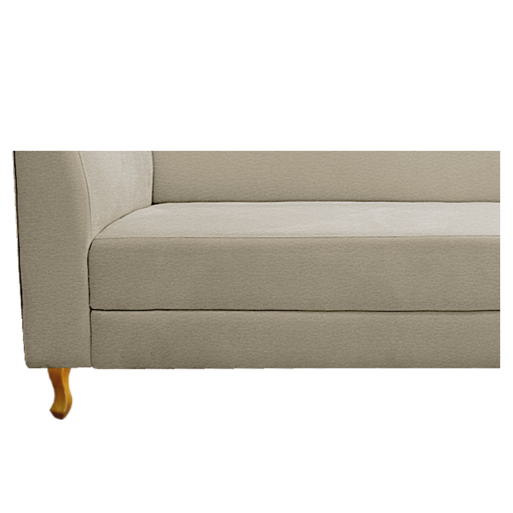 Recamier Valéria 160cm Lado Direito Corano Bege - Amarena Móveis