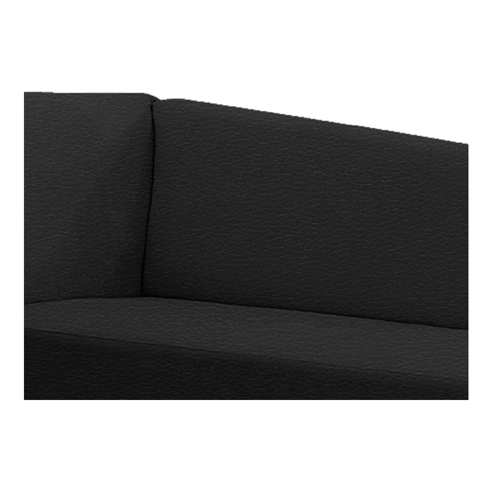 Recamier Valéria 160cm Lado Direito Corano Preto - Amarena Móveis