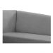 Recamier Valéria 160cm Lado Direito Suede Cinza - Amarena Móveis