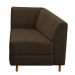 Recamier Valéria 160cm Lado Direito Suede Marrom - Amarena Móveis