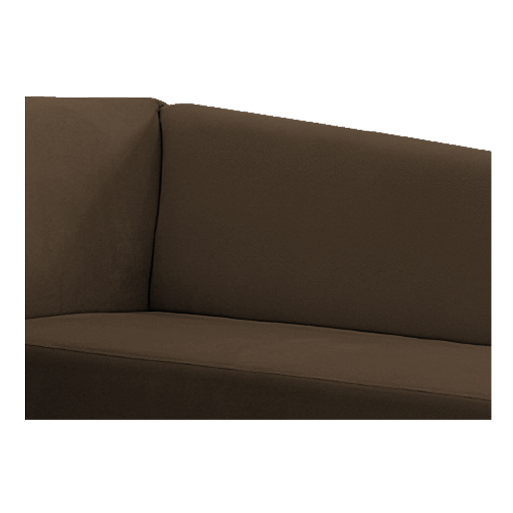 Recamier Valéria 160cm Lado Direito Suede Marrom - Amarena Móveis