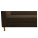 Recamier Valéria 160cm Lado Direito Suede Marrom - Amarena Móveis