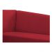 Recamier Valéria 160cm Lado Direito Suede Vermelho - Amarena Móveis