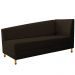 Recamier Valéria 160cm Lado Esquerdo Corano Marrom - Amarena Móveis