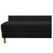 Recamier Valéria 160cm Lado Esquerdo Corano Preto - Amarena Móveis