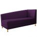 Recamier Valéria 160cm Lado Esquerdo Suede Roxo - Amarena Móveis