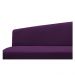 Recamier Valéria 160cm Lado Esquerdo Suede Roxo - Amarena Móveis