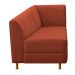 Recamier Valéria 160cm Lado Esquerdo Suede Terracota - Amarena Móveis