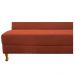 Recamier Valéria 160cm Lado Esquerdo Suede Terracota - Amarena Móveis