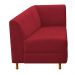 Recamier Valéria 160cm Lado Esquerdo Suede Vermelho - Amarena Móveis