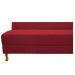 Recamier Valéria 160cm Lado Esquerdo Suede Vermelho - Amarena Móveis