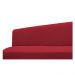 Recamier Valéria 160cm Lado Esquerdo Suede Vermelho - Amarena Móveis