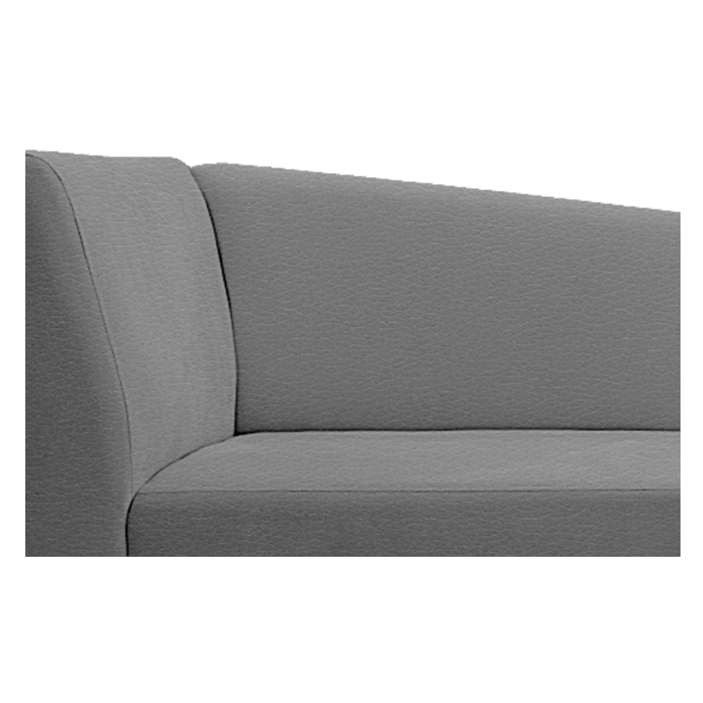 Recamier Valéria 185cm Lado Direito Corano Cinza - Amarena Móveis