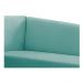 Recamier Valéria 185cm Lado Direito Suede Azul Tiffany - Amarena Móveis