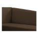 Recamier Valéria 185cm Lado Direito Suede Marrom - Amarena Móveis