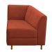 Recamier Valéria 185cm Lado Direito Suede Terracota - Amarena Móveis