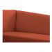 Recamier Valéria 185cm Lado Direito Suede Terracota - Amarena Móveis