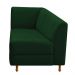 Recamier Valéria 185cm Lado Direito Suede Verde - Amarena Móveis