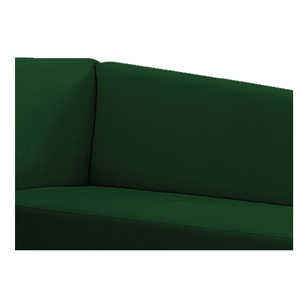 Recamier Valéria 185cm Lado Direito Suede Verde - Amarena Móveis